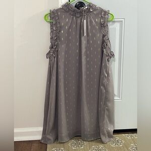 GLAM high neck lined dress